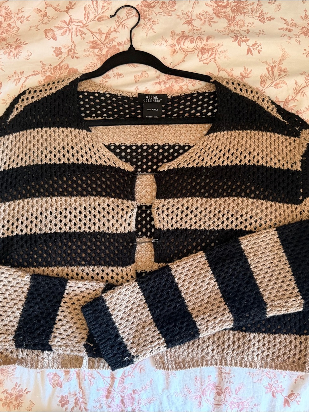 Social Collision Crochet Cardigan